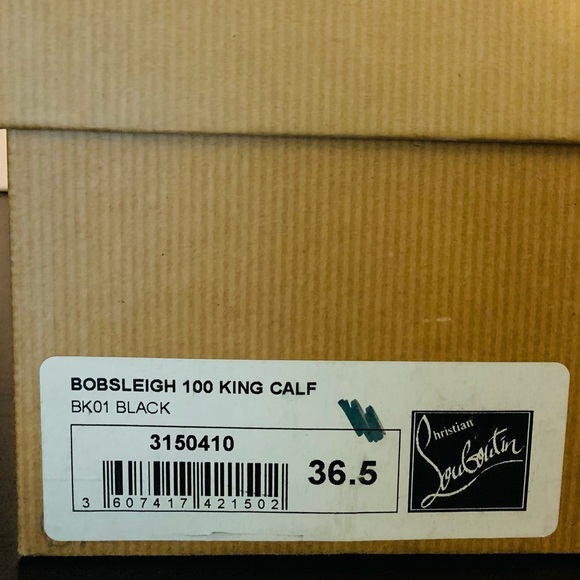Christian Louboutin Bobsleigh 100 King Boots 36.5 - Picture 4 of 4